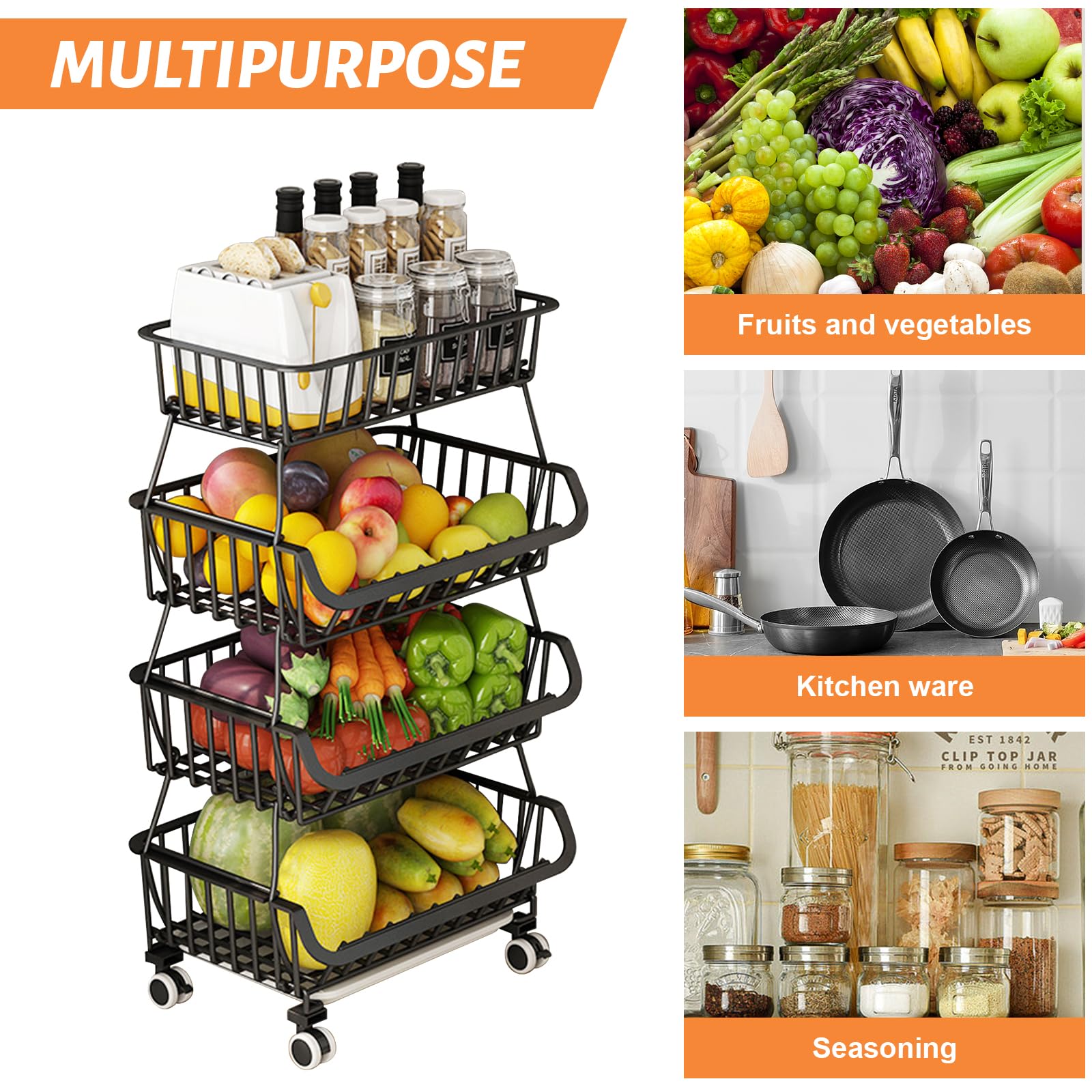 Relaxdays Cesto Portafrutta, Set Da 2 Cestini Intrecciati Porta Frutta, Verdura E Pane, 7x30x30 - Foto 10