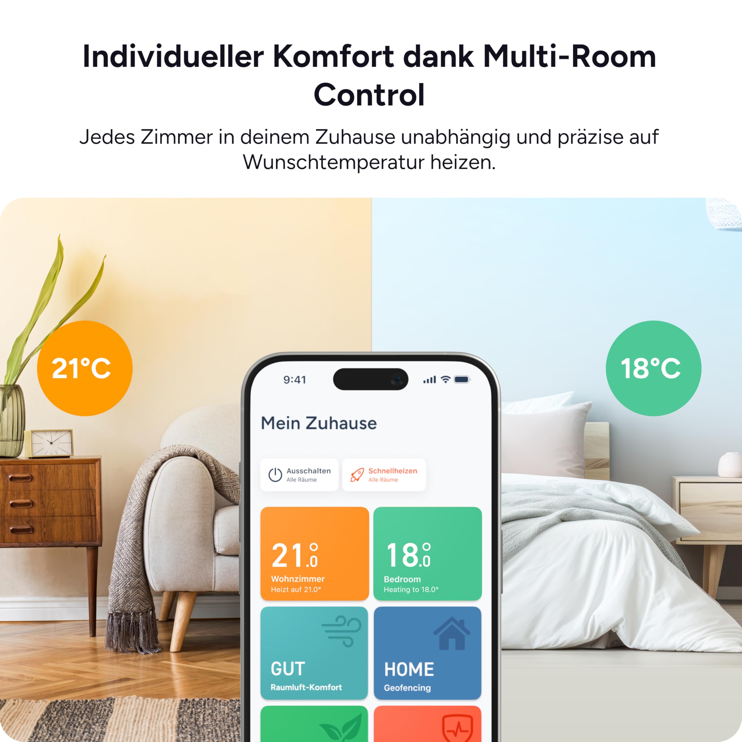 tado° Smartes Heizkörperthermostat X – Trio Pack, Heizungssteuerung per App und Smart Speaker (Alexa, Siri, Google Assistant), Energie sparen, DIY Installation