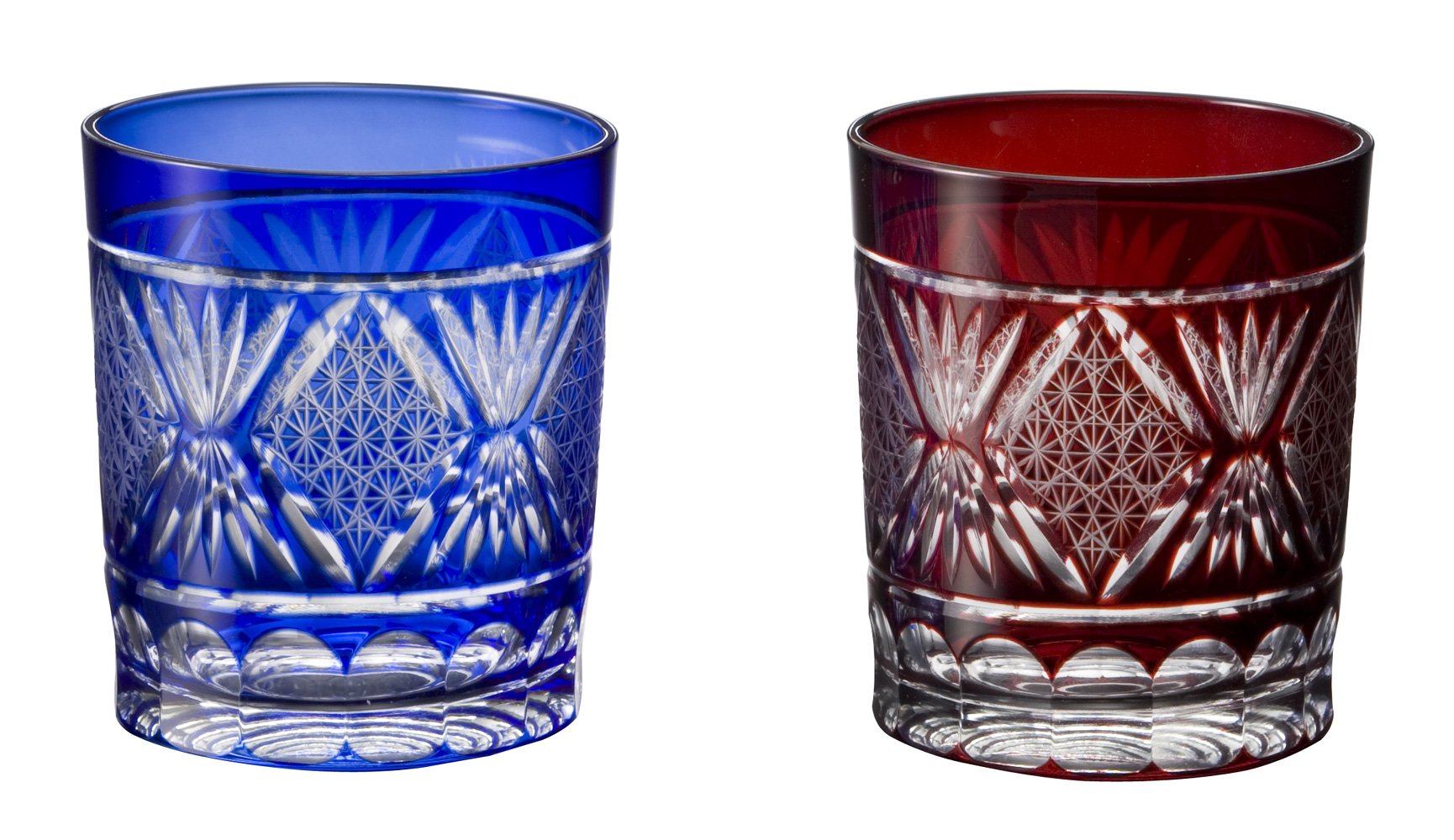 切子 TK-394-396 切子玉響オールド③色SET トーフク 【公式通販】