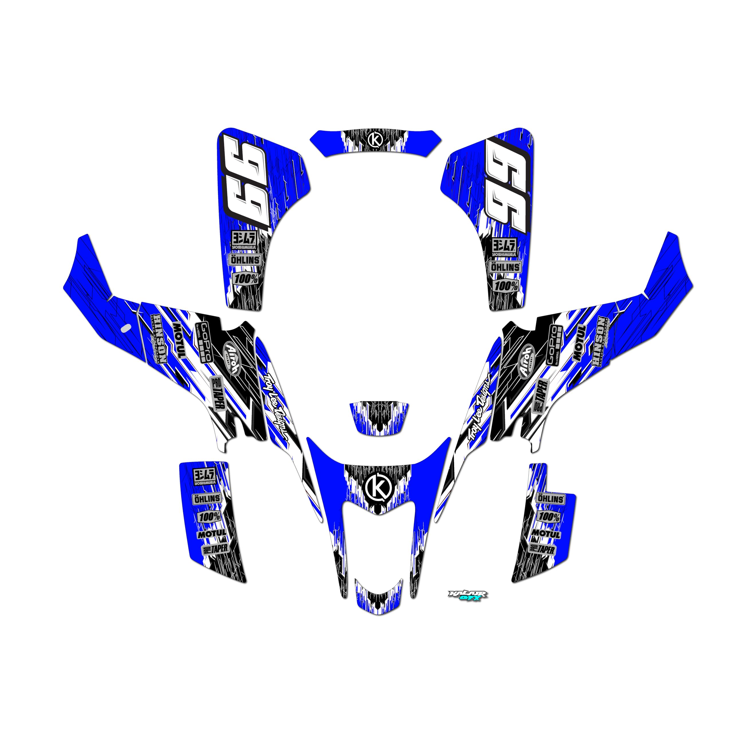 Amazon.com: Kalair GFX Graphics Kit for Suzuki LTZ 400 (2003