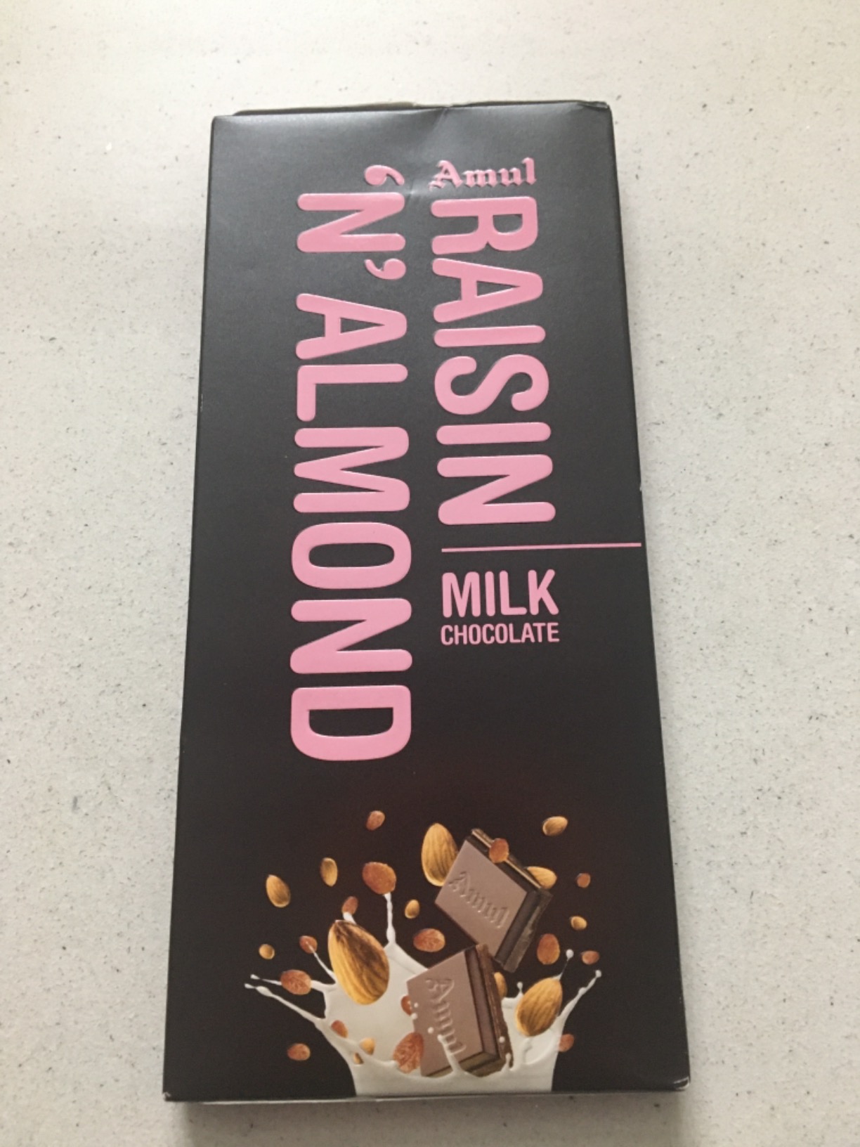 Amul Raisin & Almond Milk Chocolate, 150 g Amazon.in Grocery