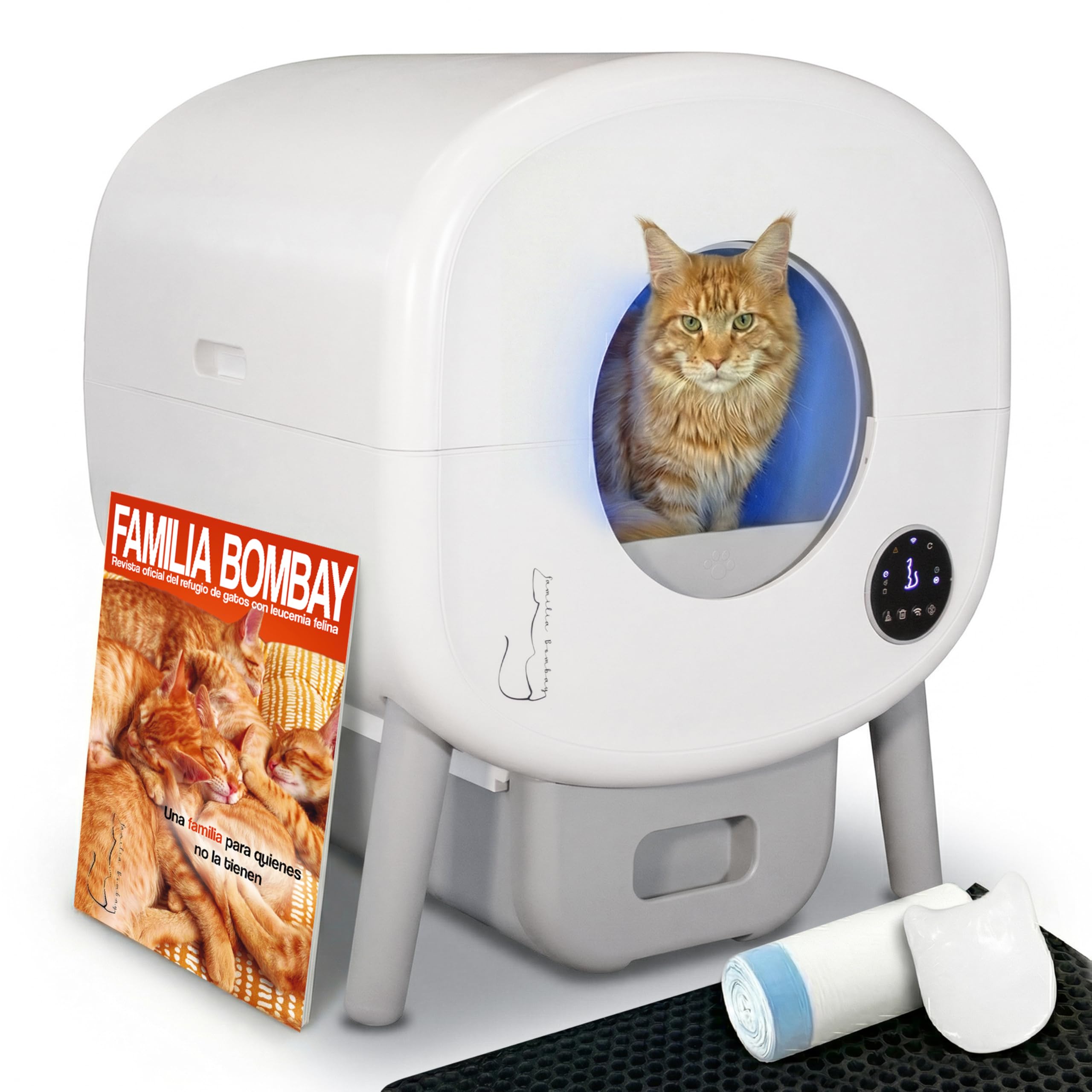 Bombay Family Automatic Litter Box – Automatic Cat Litter Box Cleaning – Automatic Cat Litter Box Cleaning – NGO Against Leukemia – Intelligent