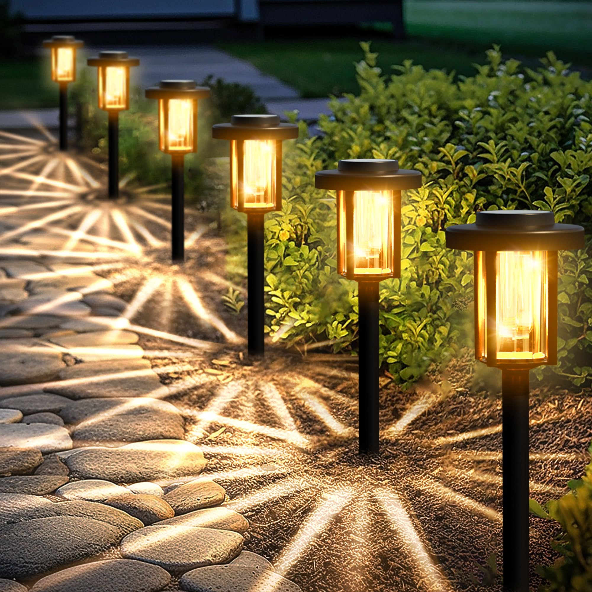 Luci Solari Da Esterno A Corda - 2 Pezzi (Totale 40 Metri, 400 LED) Con 8 Modalità, Impermeabili IP65 Per Giardino, Terrazza, Alberi - 2