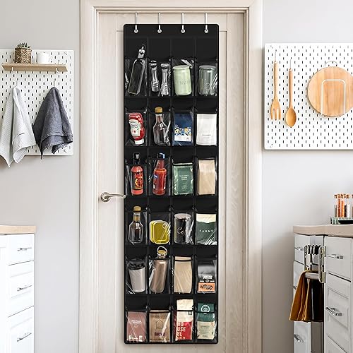 Vista 84 de Simple Houseware - Organizador para colgar en la puerta Marrón
