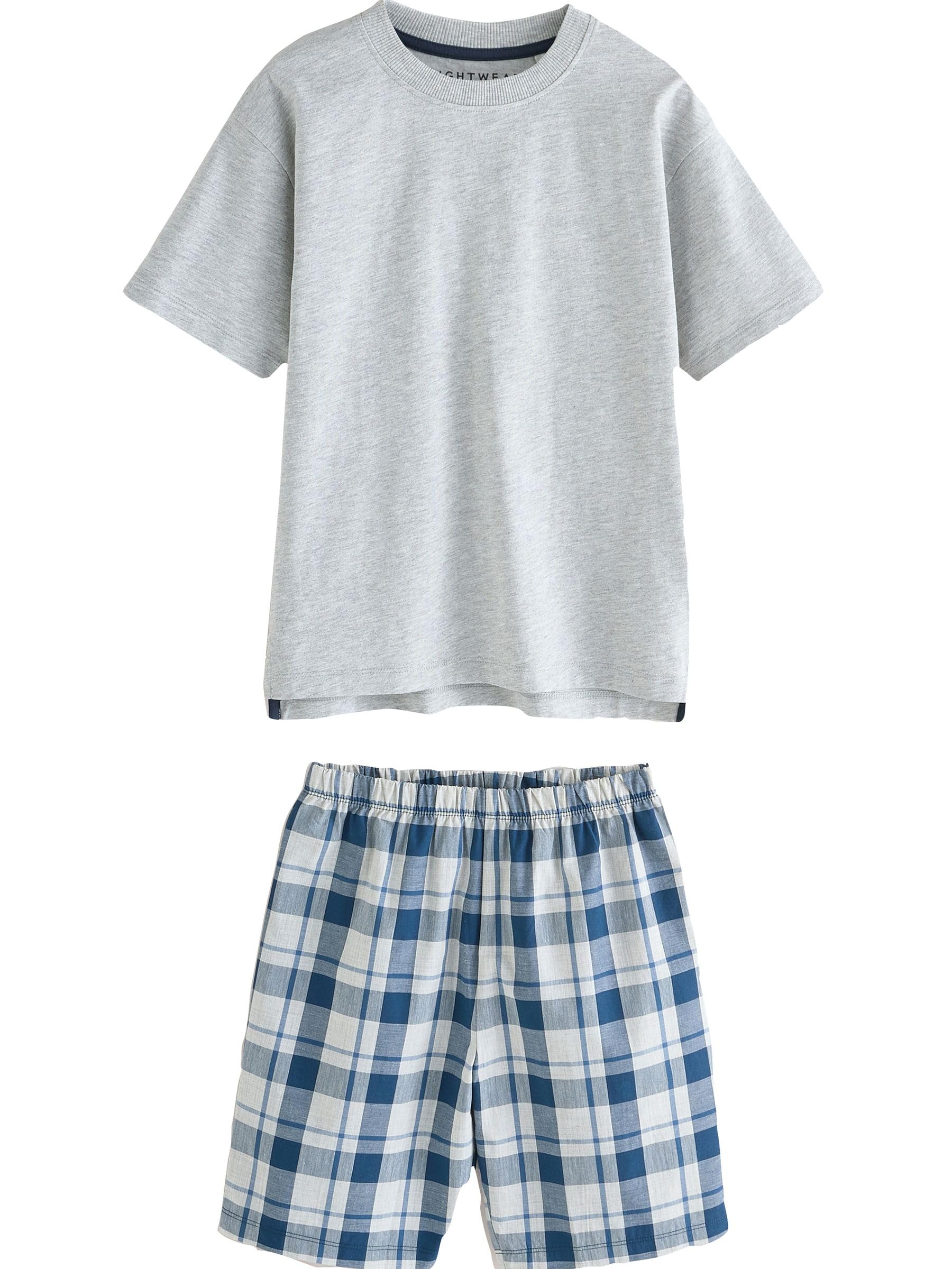 NEXT Jungen Karierte Pyjamas, 2er Pack