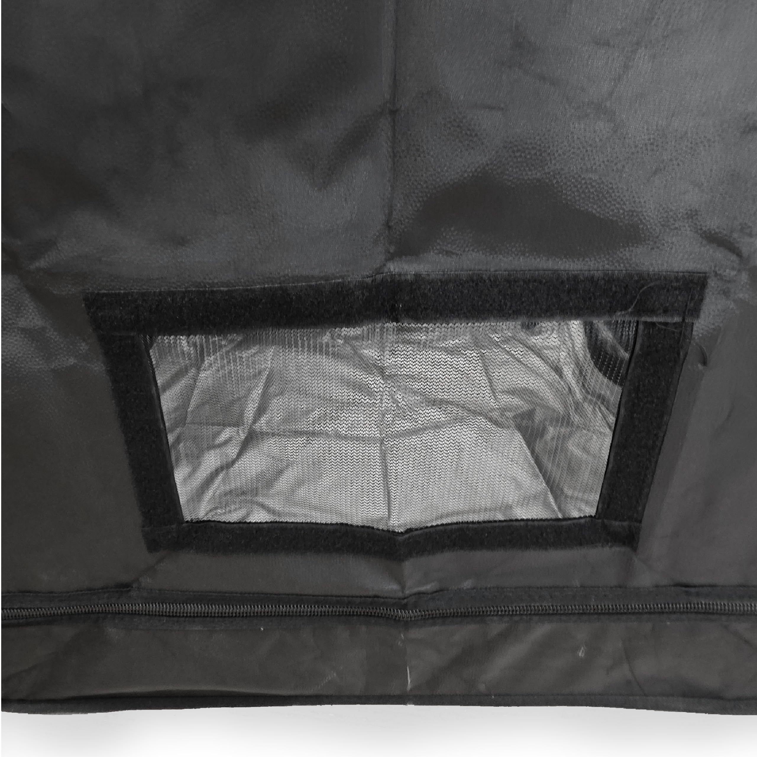 Armario de Cultivo Interior - Paredes Reflectantes 99% Mylar - Invernadero para Plantas - Impermeable y Desmontable - Tejido Nylon Resistente… (Negro, 60 cm X 60 cm X 140 cm)
