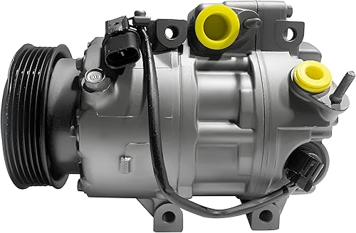 Miniatura 1 de RYC Compresor de aire acondicionado automotriz y embrague de A/C AFG349 (se adapta a Hyundai Genesis 3.8L 2014, 2015, 2016; compatible con Genesis