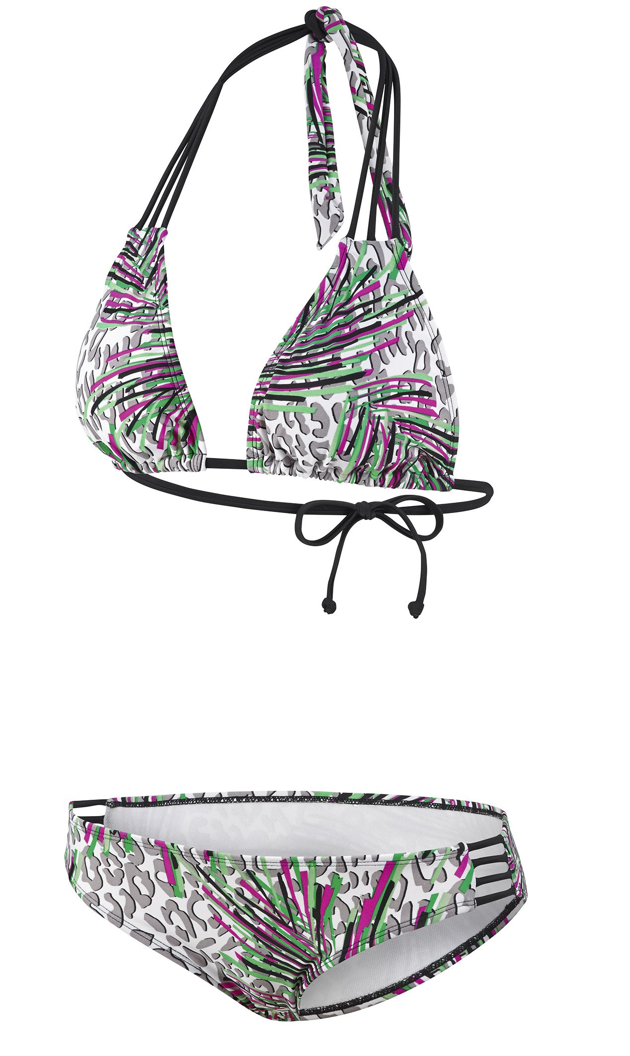 Beco Women's Triangle Bikini B-Cup Aqua Bikini Set