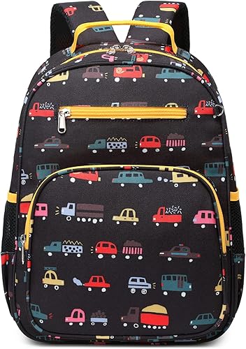 abshoo Mochila infantil para la escuela, niños y niñas, para jardín de infantes y preescolar, Coche B, Mochilas Daypack
