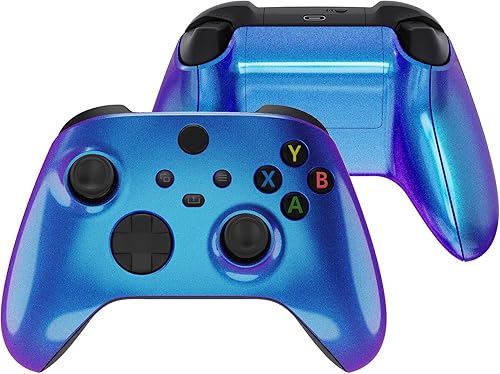eXtremeRate Chameleon - Juego completo de carcasas con cubierta de batería para controlador Xbox Series XS, controlador no incluido