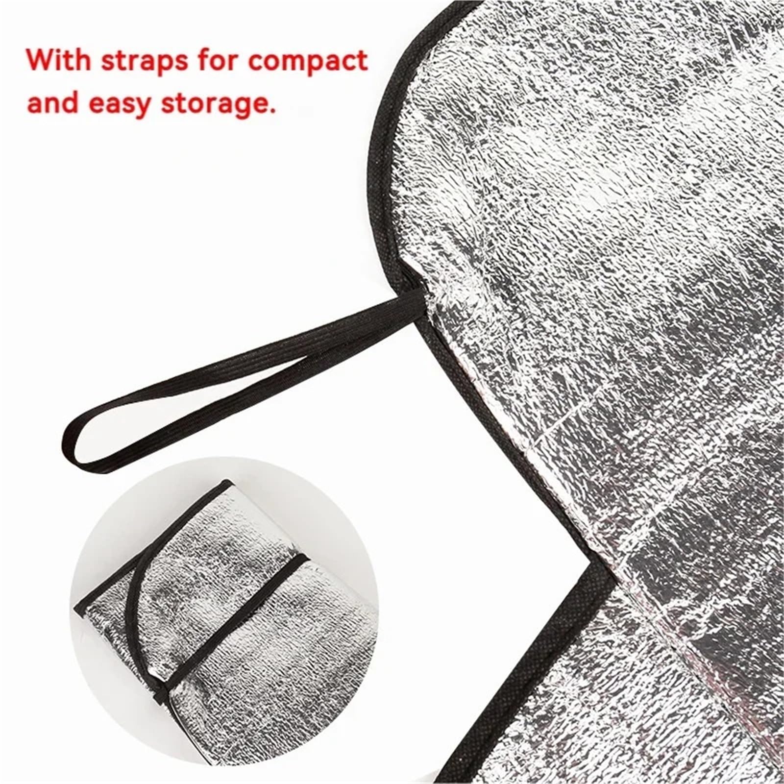Cubierta Universal para Nieve para Parabrisas de Coche, Protector contra heladas, Lluvia y Sol para la mayoría los Coches SUV