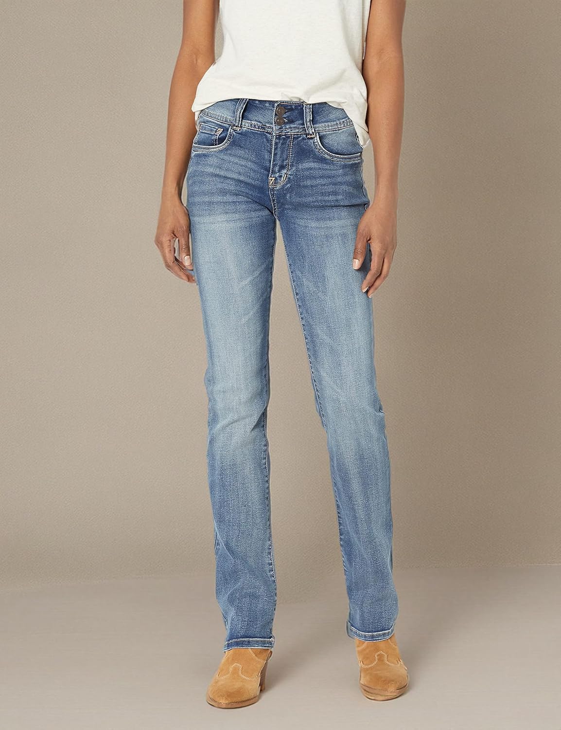 WallFlower Womens Ultra Slim Bootcut Mid-Rise Insta Soft Juniors Jeans - Image 8