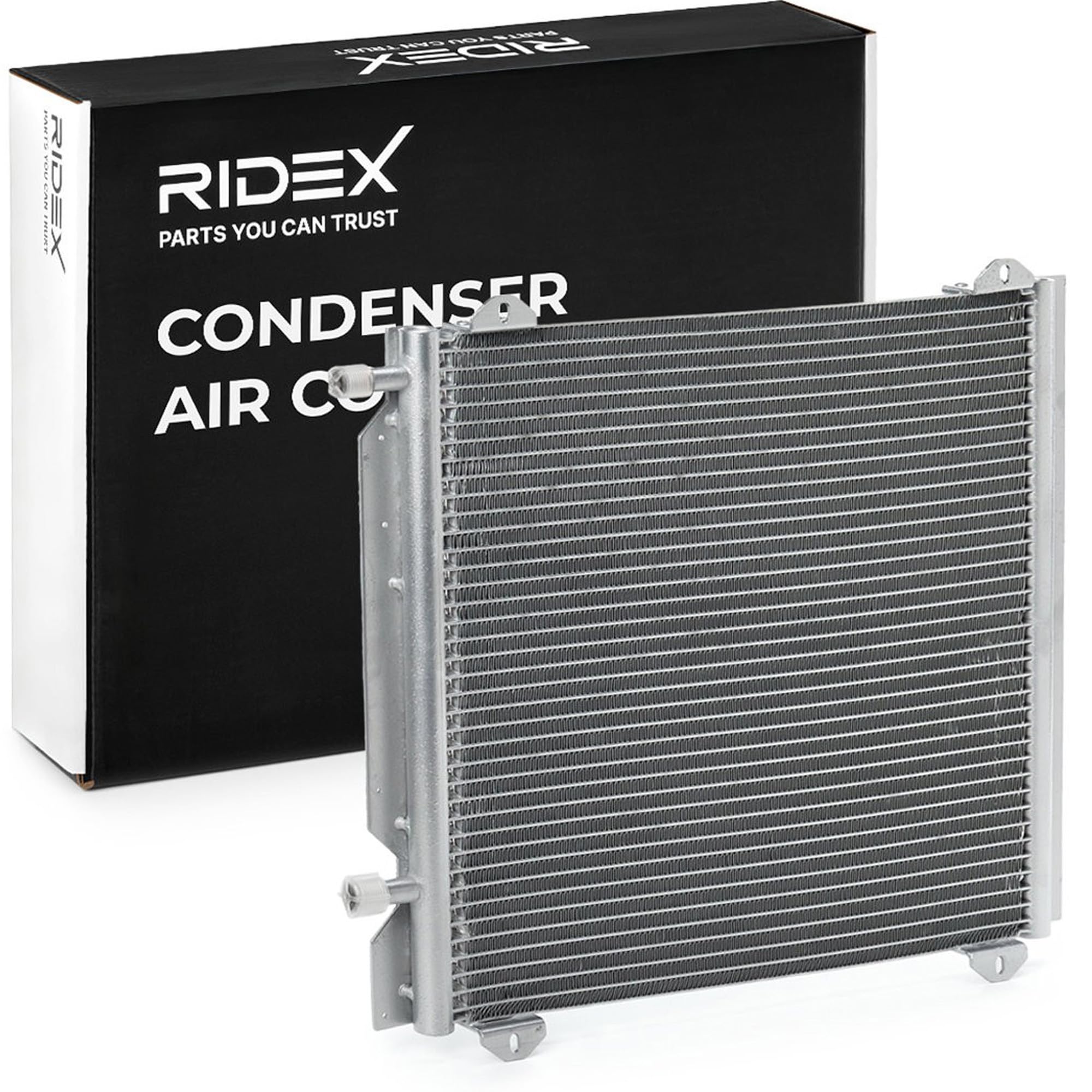 RIDEX 448C0567 Condenseur climatisation avec bague d'étanchéité Compatible avec RENAULT Twingo 1 3 portes C06