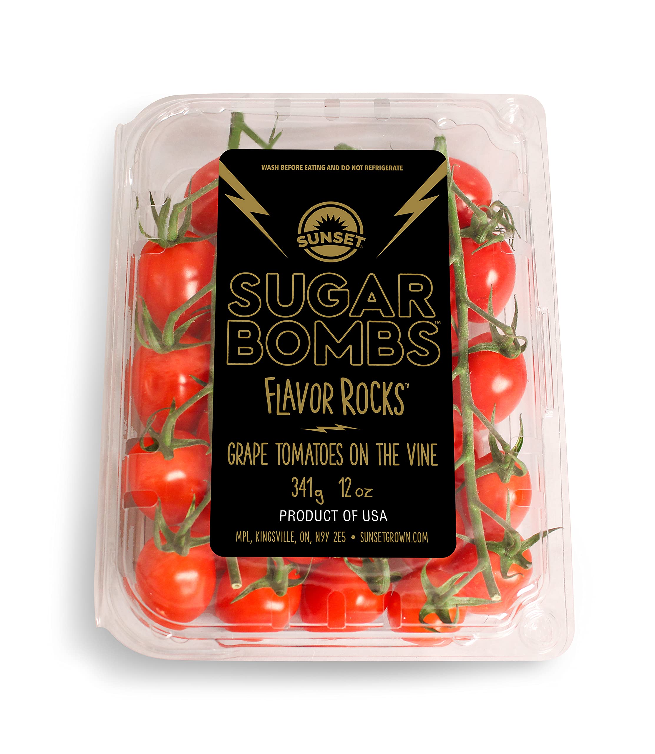 SUNSET Sugar Bombs Tomatoes On-The-Vine 12oz