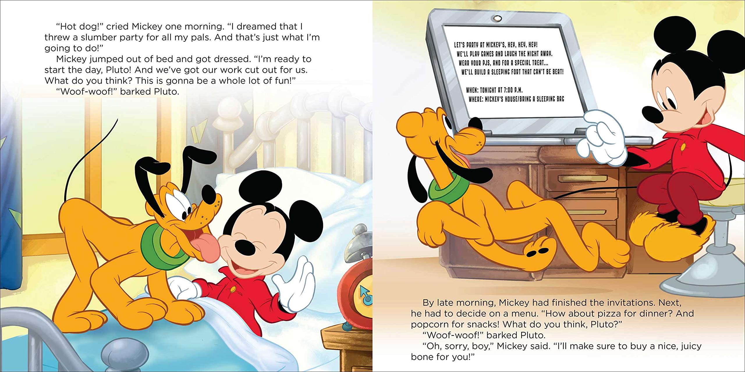 Disney: Mickey's Best Slumber Party (8x8)