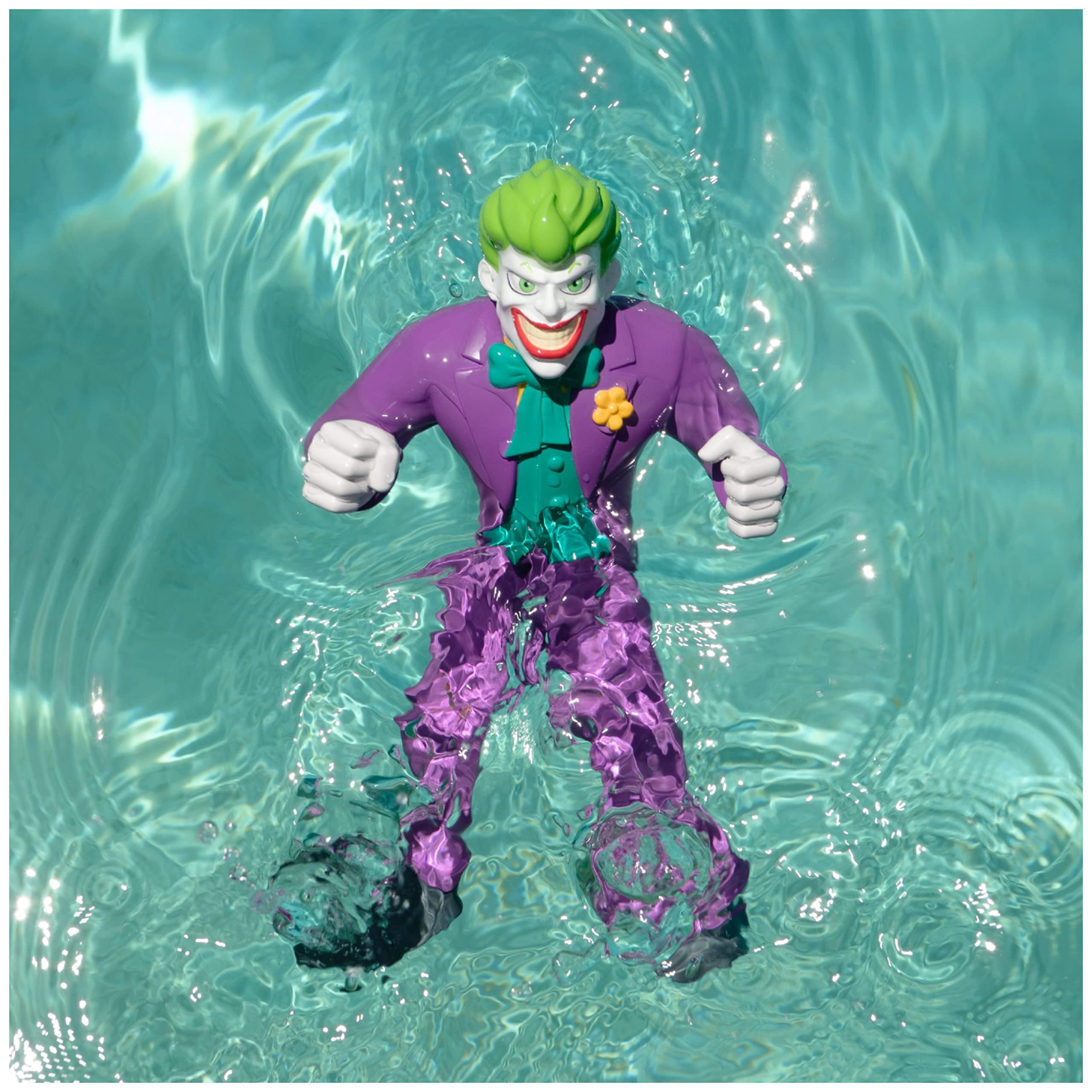 Swimways DC Joker pływające figurki do kąpieli, akcesoria do basenu i zabawki basenowe dla dzieci, artykuły imprezowe i zabawki wodne dla dzieci w wieku od 3 lat