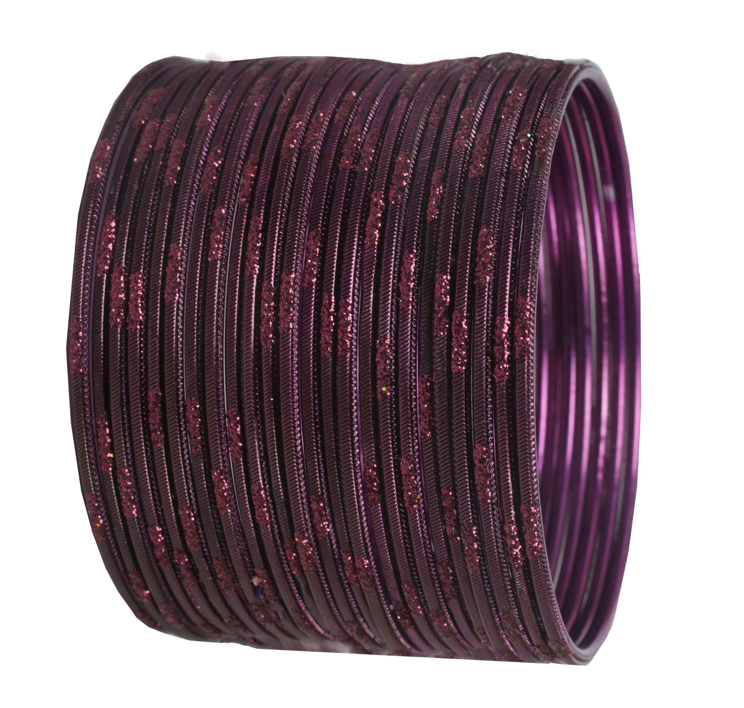 Touchstone "Colorful 2 Dozen Bangle Collection Indian Bollywood Alloy Metal Textured Designer Jewelry Bangle Bracelets Set of 24 for Women