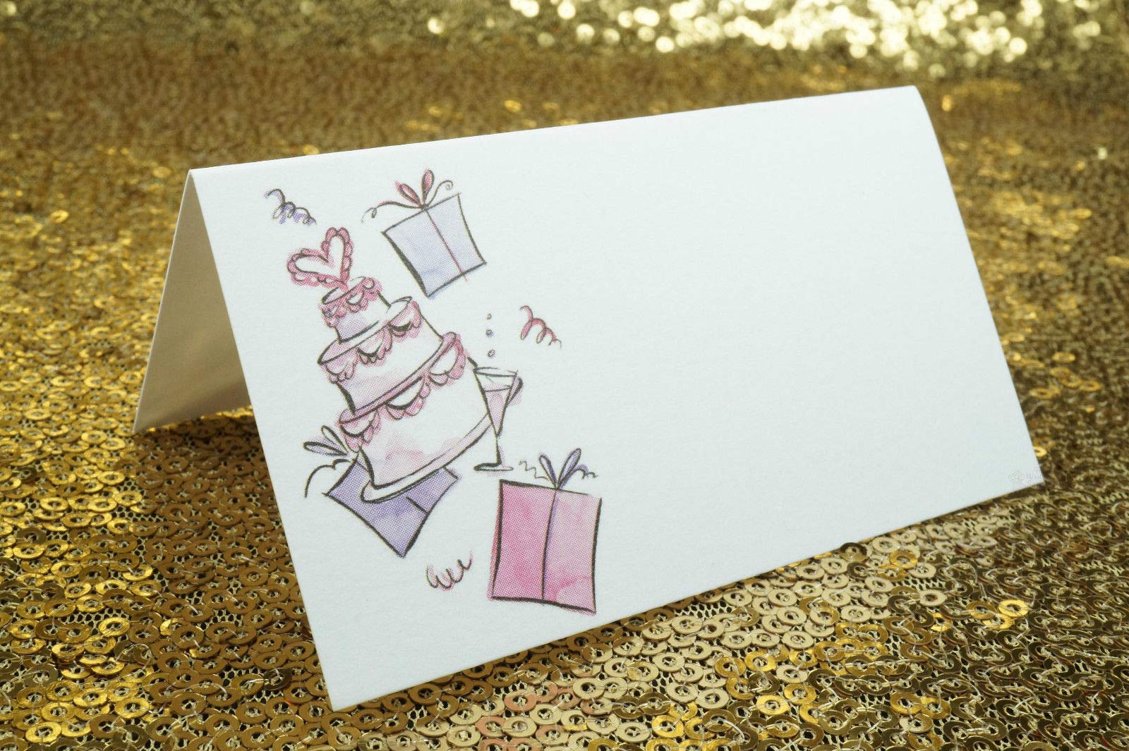 byou Segnaposto,Carte di Nome Luogo 100 Pezzi Bianco Perla Bianche Carte da Tavola er Decorazione di Matrimonio Festa 10 * 10cm