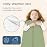 TOTBASIC Toddler Sleep Sack 1.0 TOG, Wearable Blanket Baby Sleeping Bag with 2-way Safe Zipper, Ultra Soft All Season Sleep Sacks
