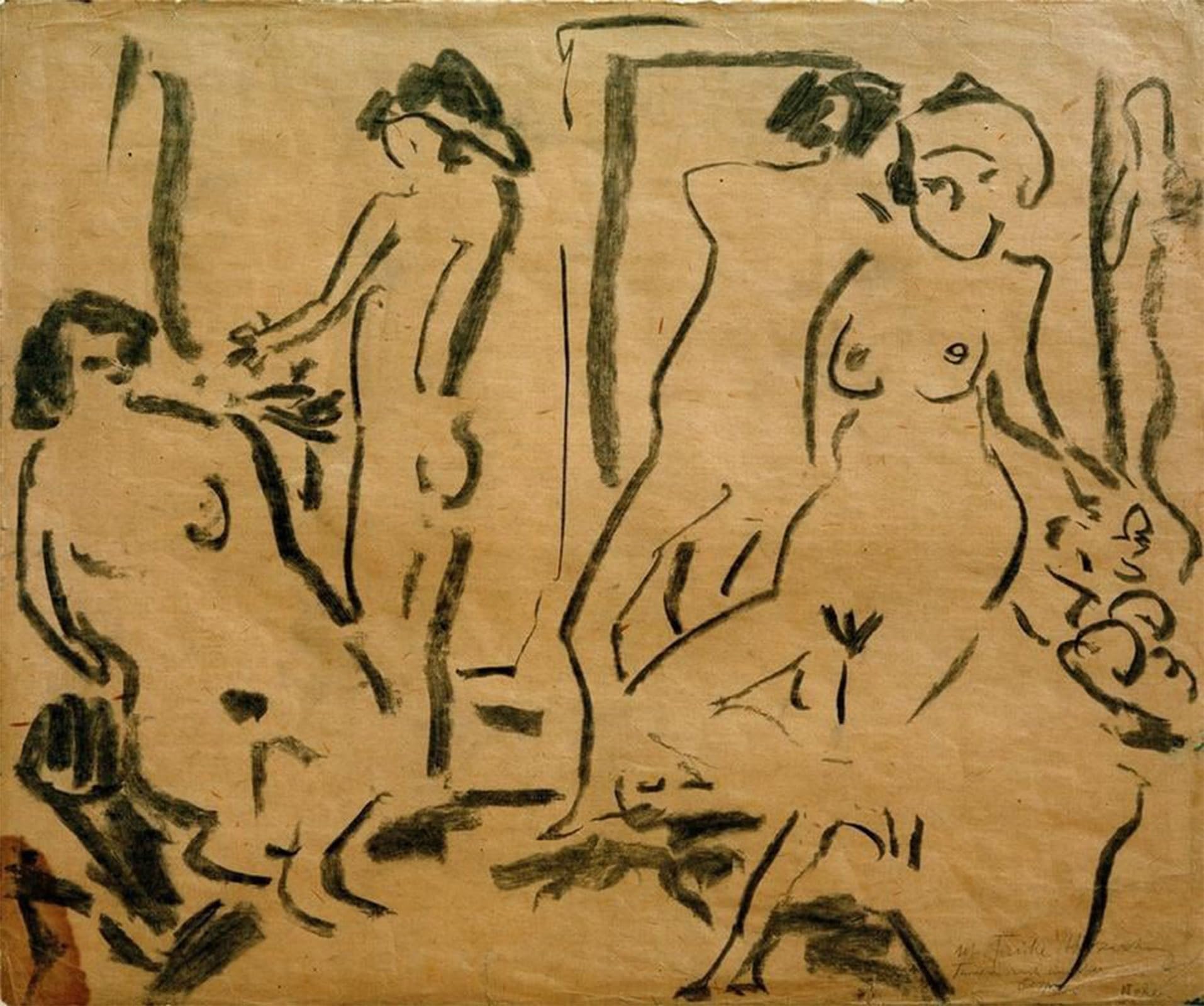 Tableau Ernst Ludwig Kirchner impression sur toile murale haut de gamme - 5