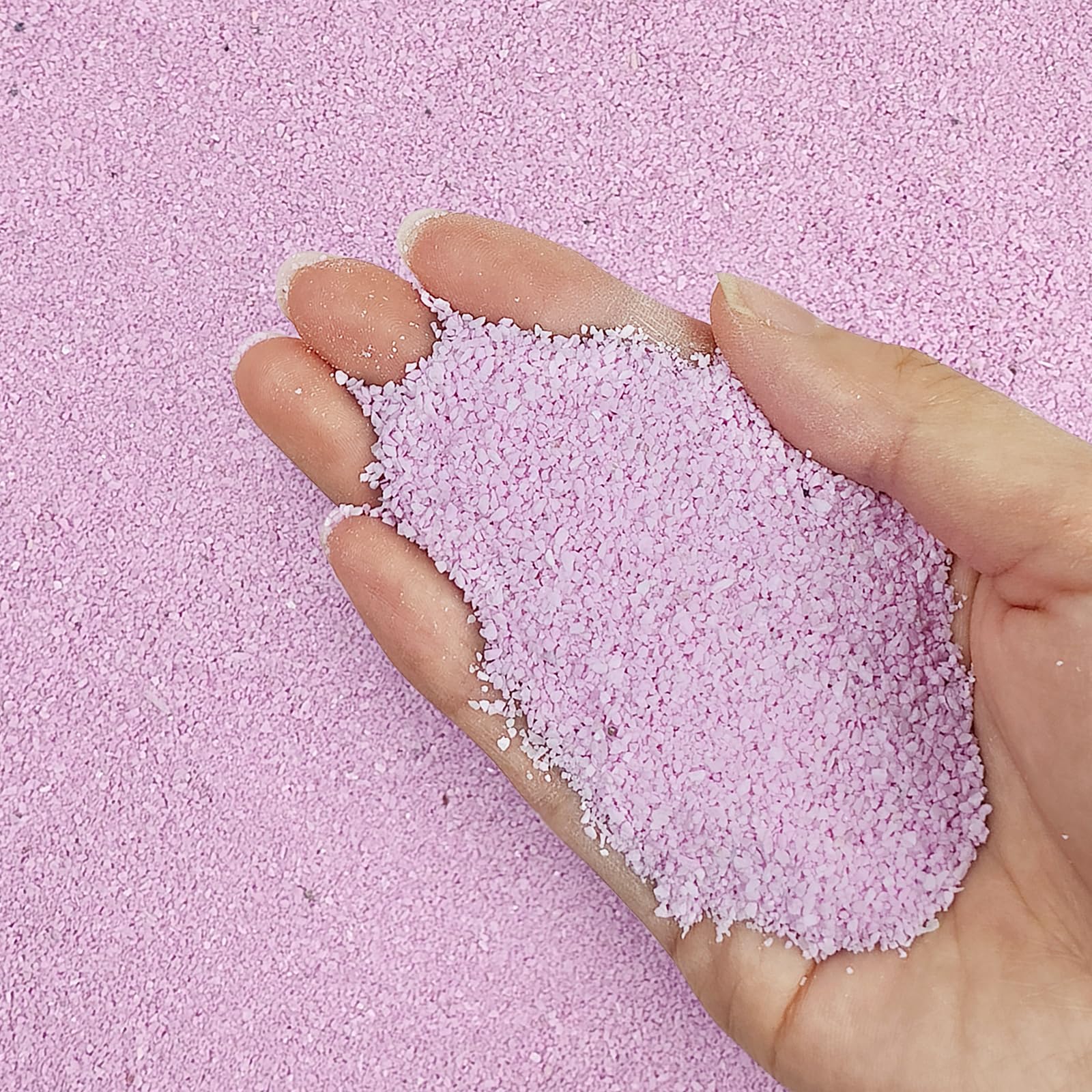 10bs Aquarium Pink Sand, 0.4-0.8 mm Decorative Sand for Aquarium, Fish Tank, Candle, Vase, Wedding Ceremony, Arts Crafts and Bowl Fillers