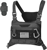 Bolsa de corrida masculina, coldres táticos para pistolas, caça, esportes, caminhadas, atividades ao ar livre, pacote EDC