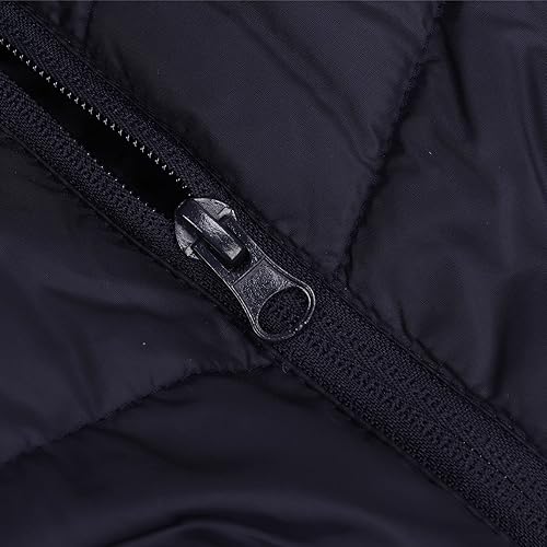 Miniatura 9 de DAUERHAFT Chaleco de calefacción eléctrica, chaleco con calefacción USB, 11 zonas de calefacción, lavable, 3 engranajes ajustables para exteriores