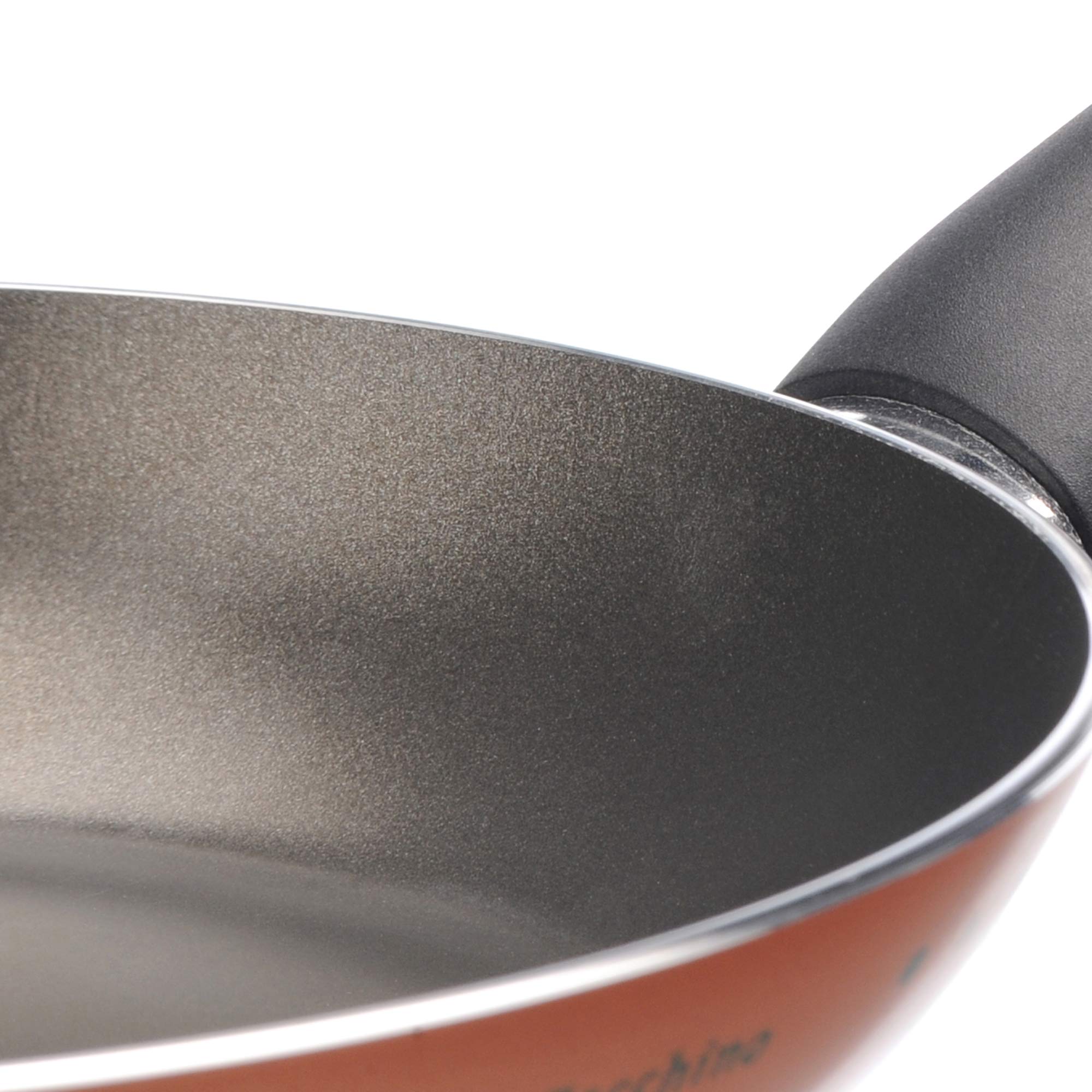 Tegame Moneta Zecchino In Alluminio - 2 Manici, Antiaderente, Diametro 20 Cm - Perfetto Per Cucina Italiana - Foto 5