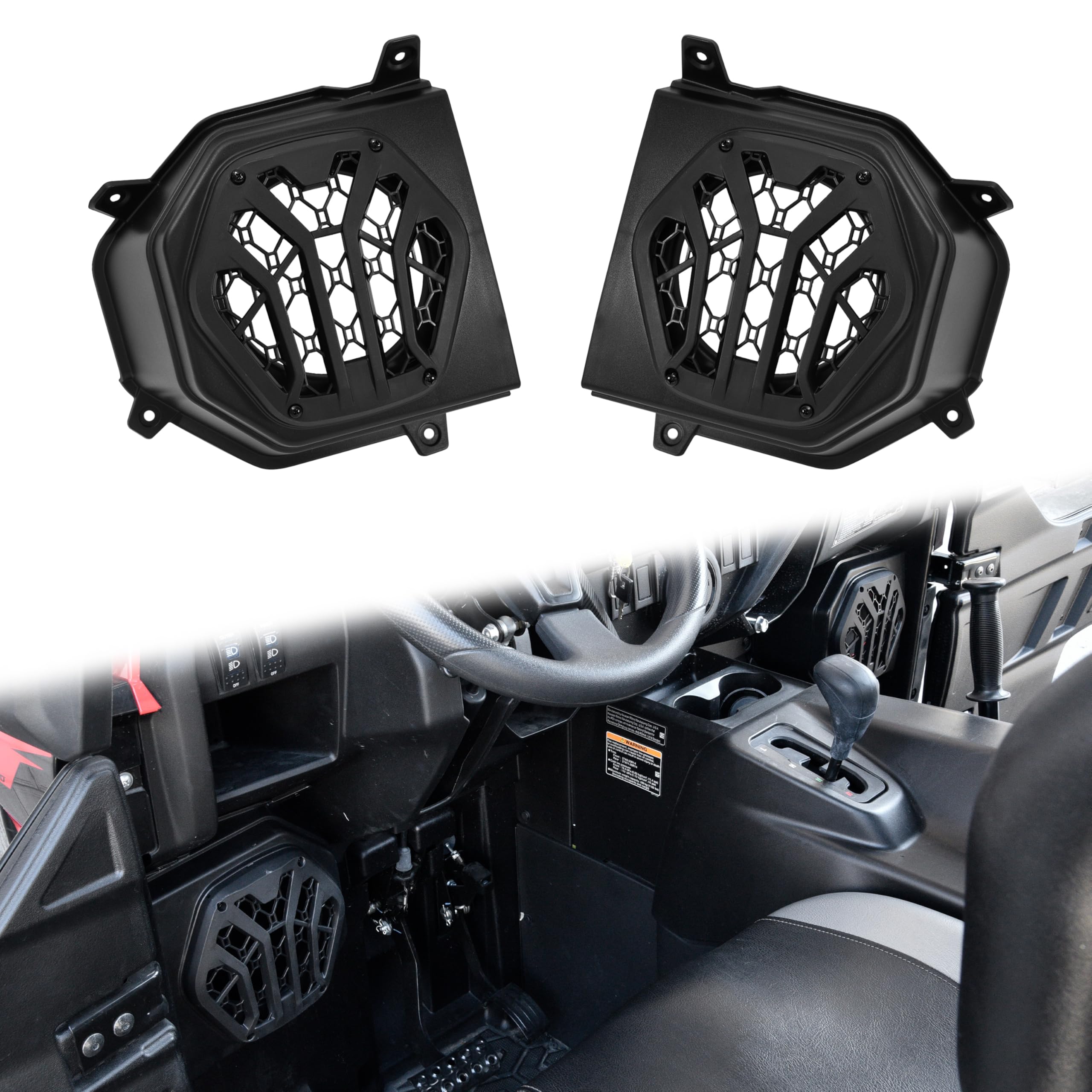 Amazon.com: SLORIMOD Under Dash Speaker Pods for Kawasaki Teryx