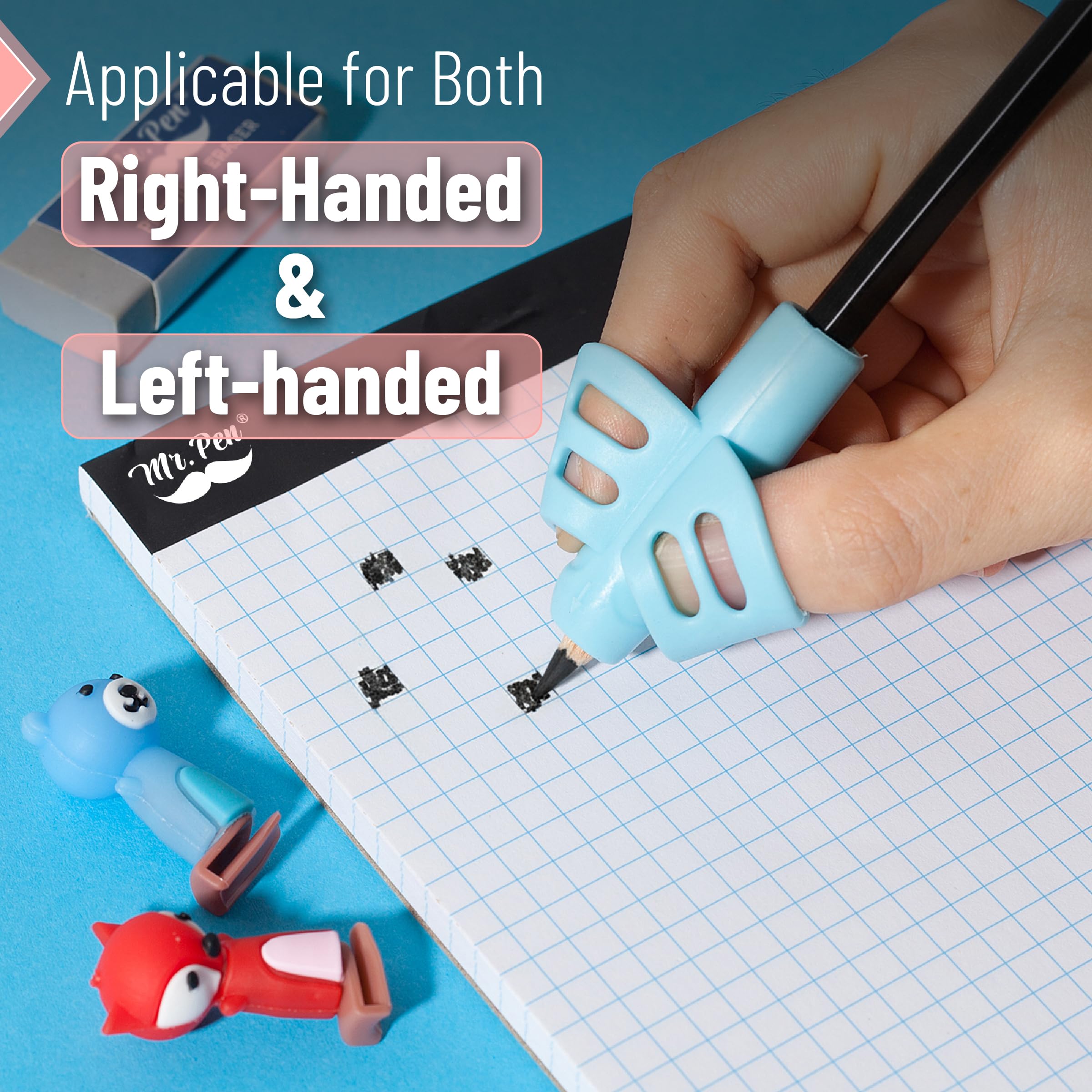 Mr. Pen - Pencil Handles for Kids Handwriting, Pencil Grips, Pack of 10, Pencil Grip, Kids Pencils Grip, School Supplies, Grip Pencils for Kids, School Supplies for Kids Mr. Pen - Pencil Handles for Kids Handwriting, Pencil Grips, Pack of 10, Pencil Grip, Kids Pencils Grip, School Supplies, Grip Pencils for Kids, School Supplies for Kids