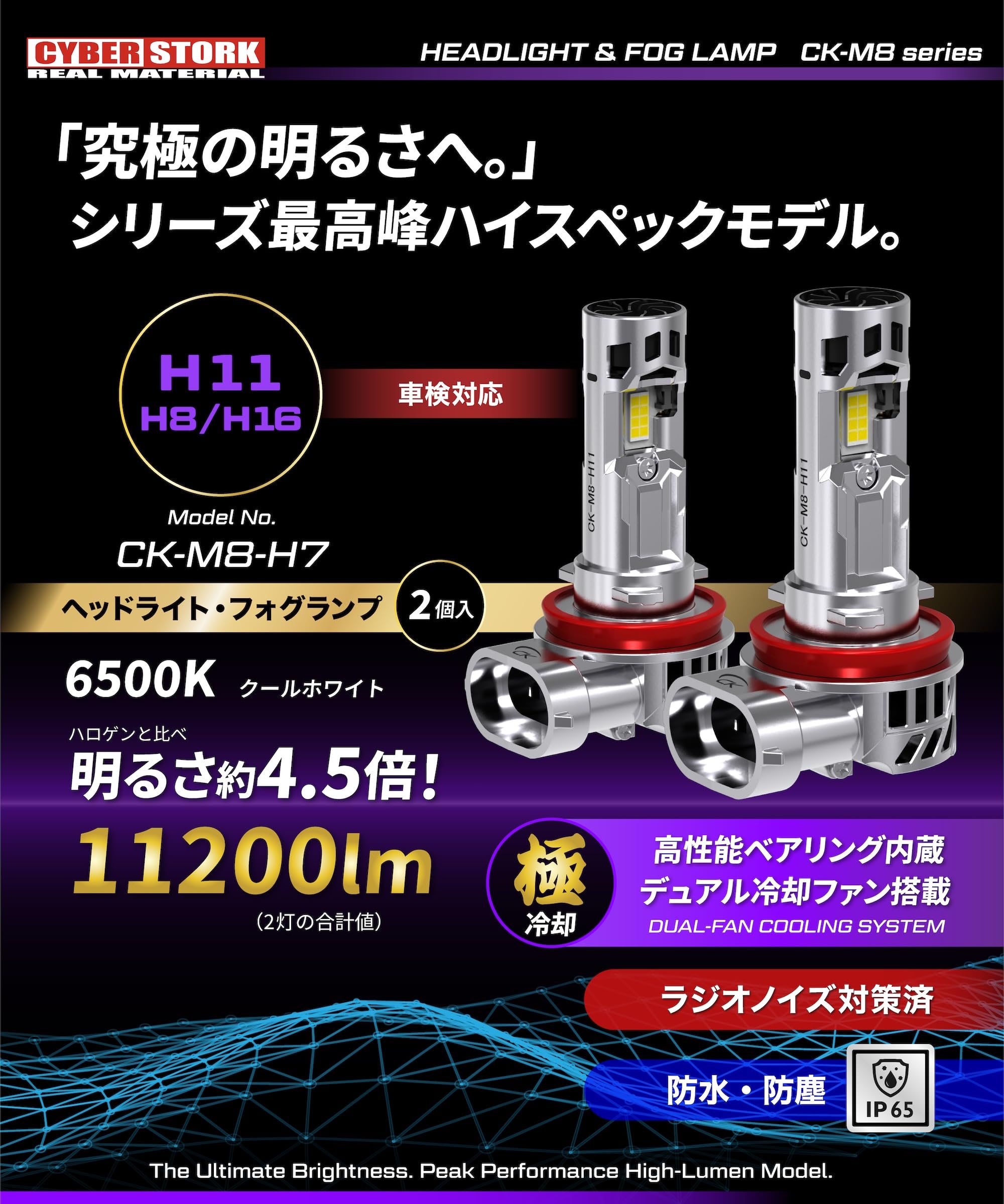 Amazon | CYBERSTORK サイバーストーク 日本メーカー H8 H11 H16LED