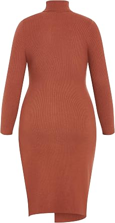 City Chic Women's Plus Size Jumper - Longline Split
