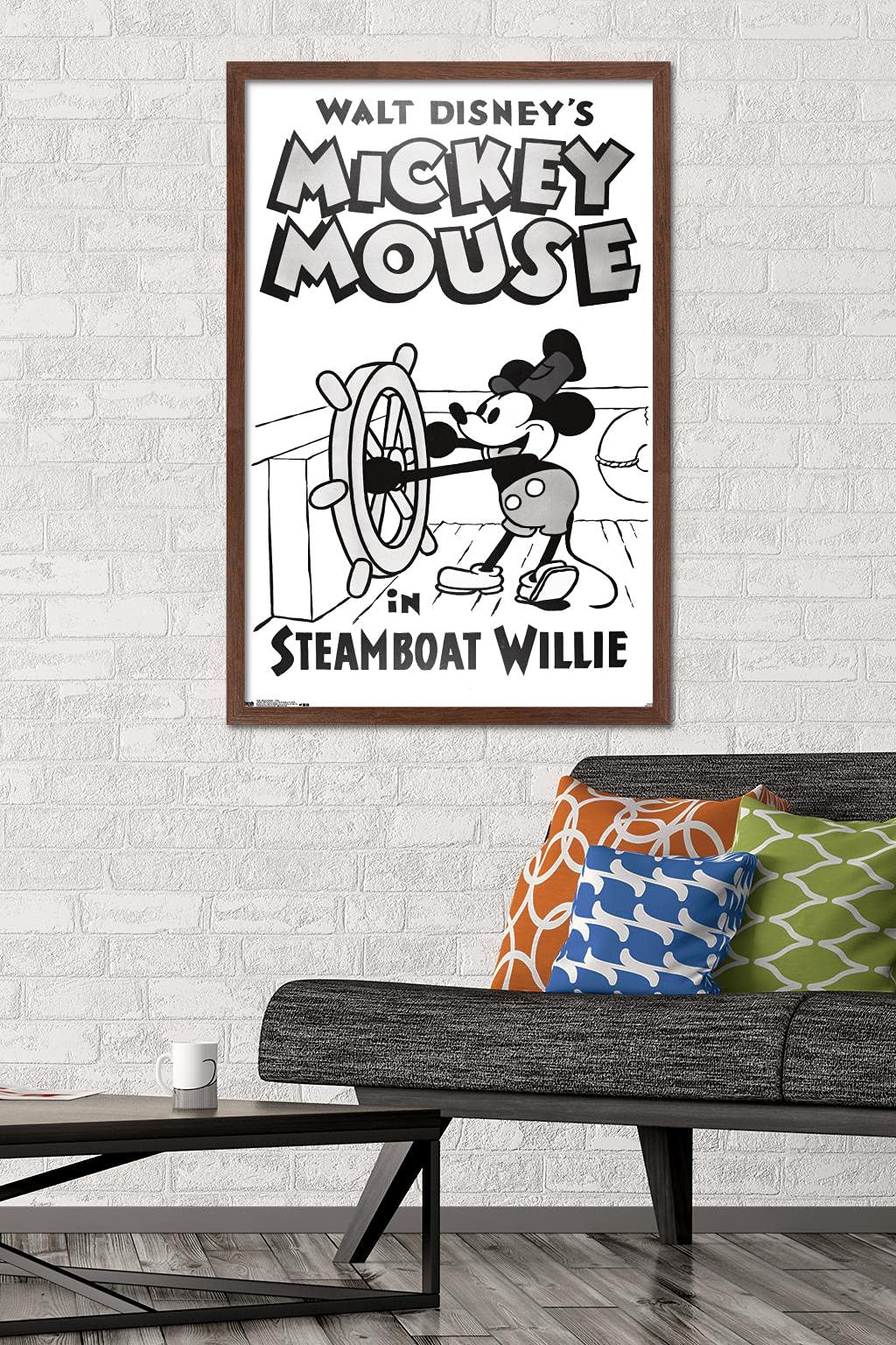 Amazon.com: Trends International Disney Mickey Mouse - Steamboat