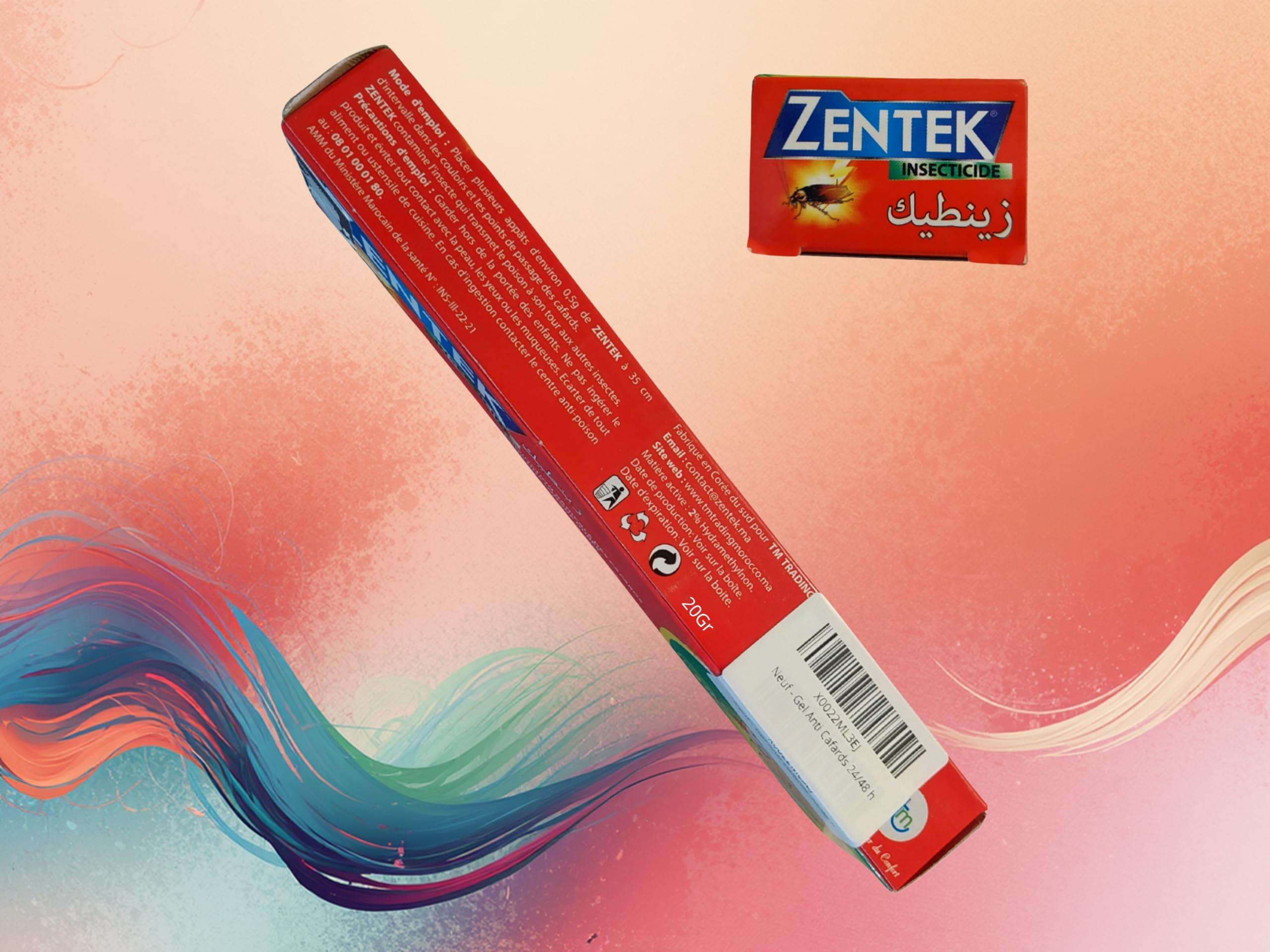 Gel Anti Cafards Extermination Totale En 24/48 h