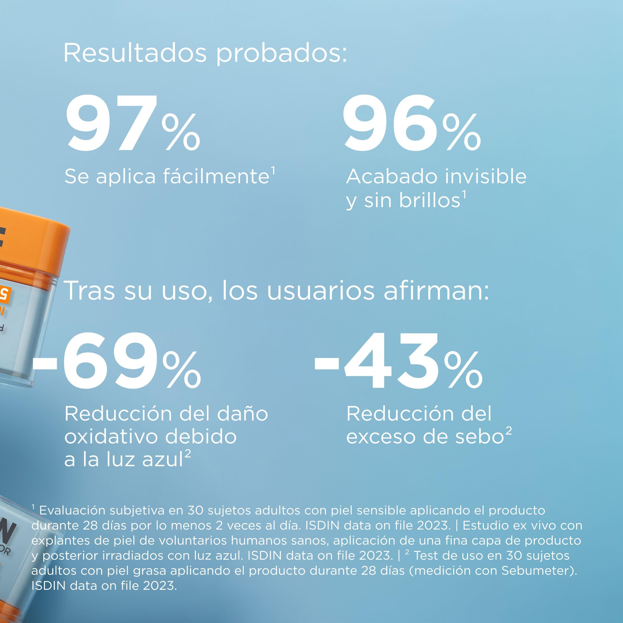 ISDIN Fotoprotector Invisible Stick SPF 50 Protector Solar Resistente Al Agua, No Pegajoso 10 g