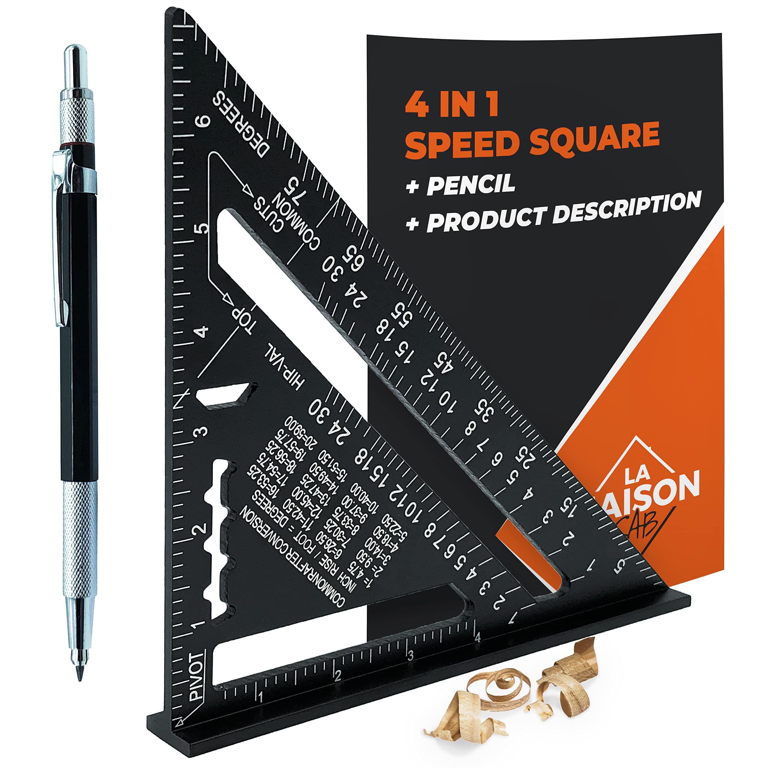 Buy Aluminum Speed Square MULTIFUNCTIONAL 7″ Roofing Square