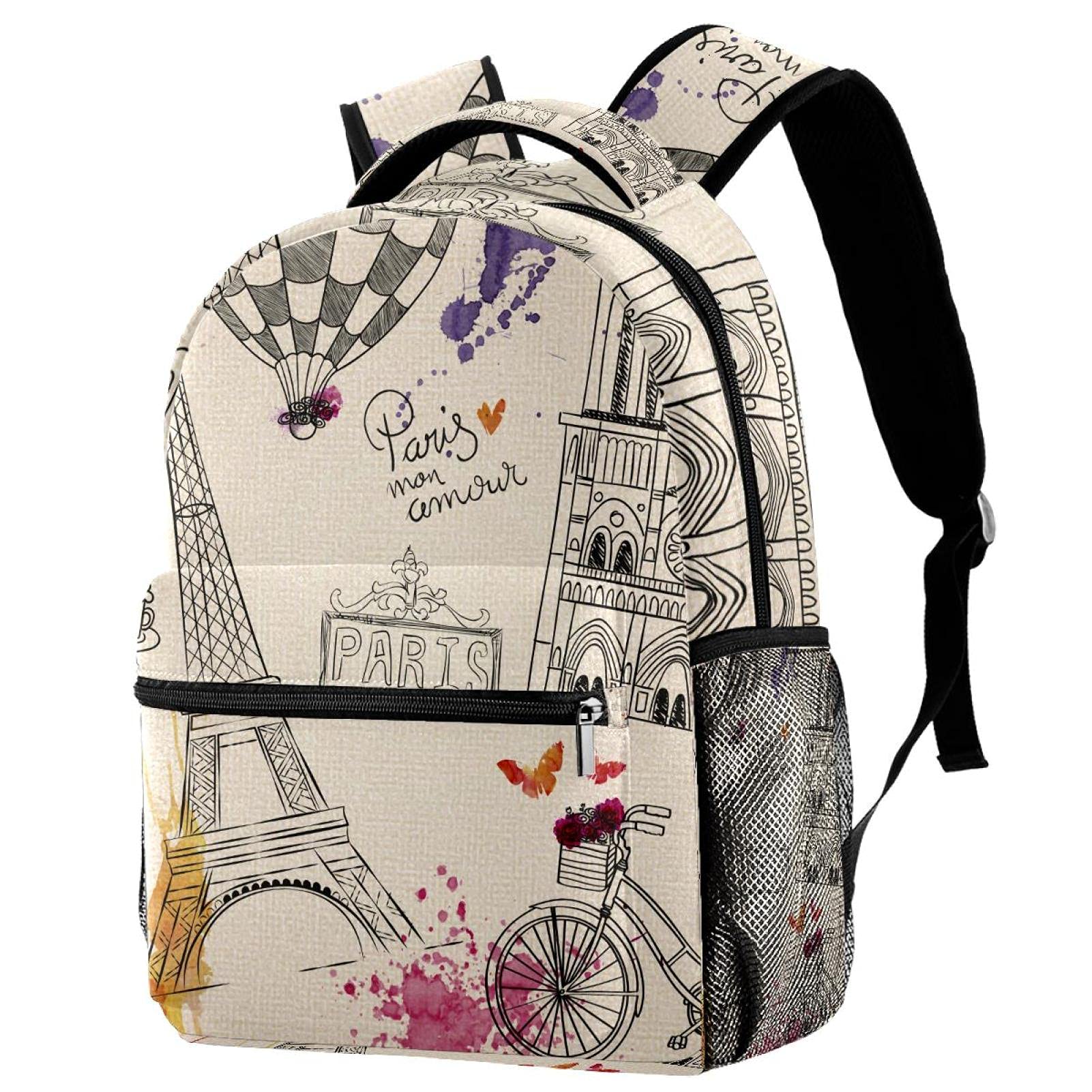 Sac à dos de voyage Paris pour transporter ses affaires de cours et loisirs