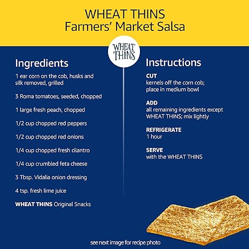 Miniatura 11 de Wheat Thins Snacks originales, galletas de trigo integral, galletas a granel, cajas de 6 a 8.5 onzas