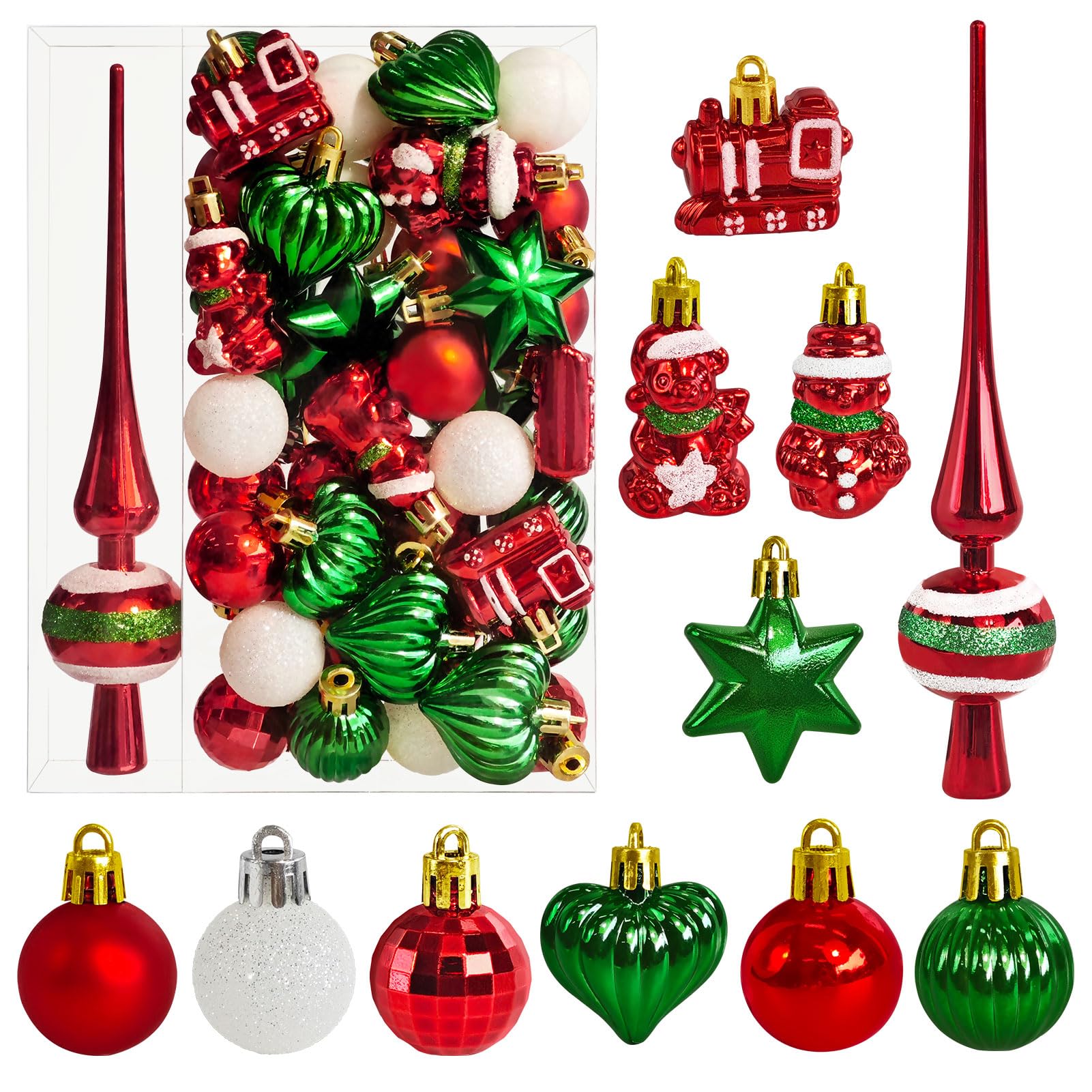 Verzameling Schattige Witte Bundels. Konijnenwerk Voor De Kerstboomversiering Met Koekje Kerst Drankje Konijnenjaar 255909001