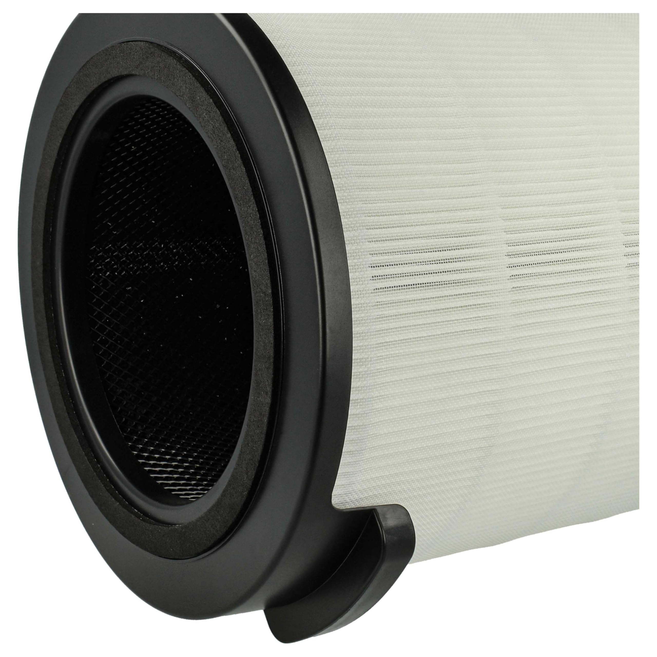 vhbw 4 x filtr z węglem aktywnym zastępuje Philips FYM860/30, 883486030771 oczyszczacz powietrza - Filtr powietrza HEPA 13 czarny/biały