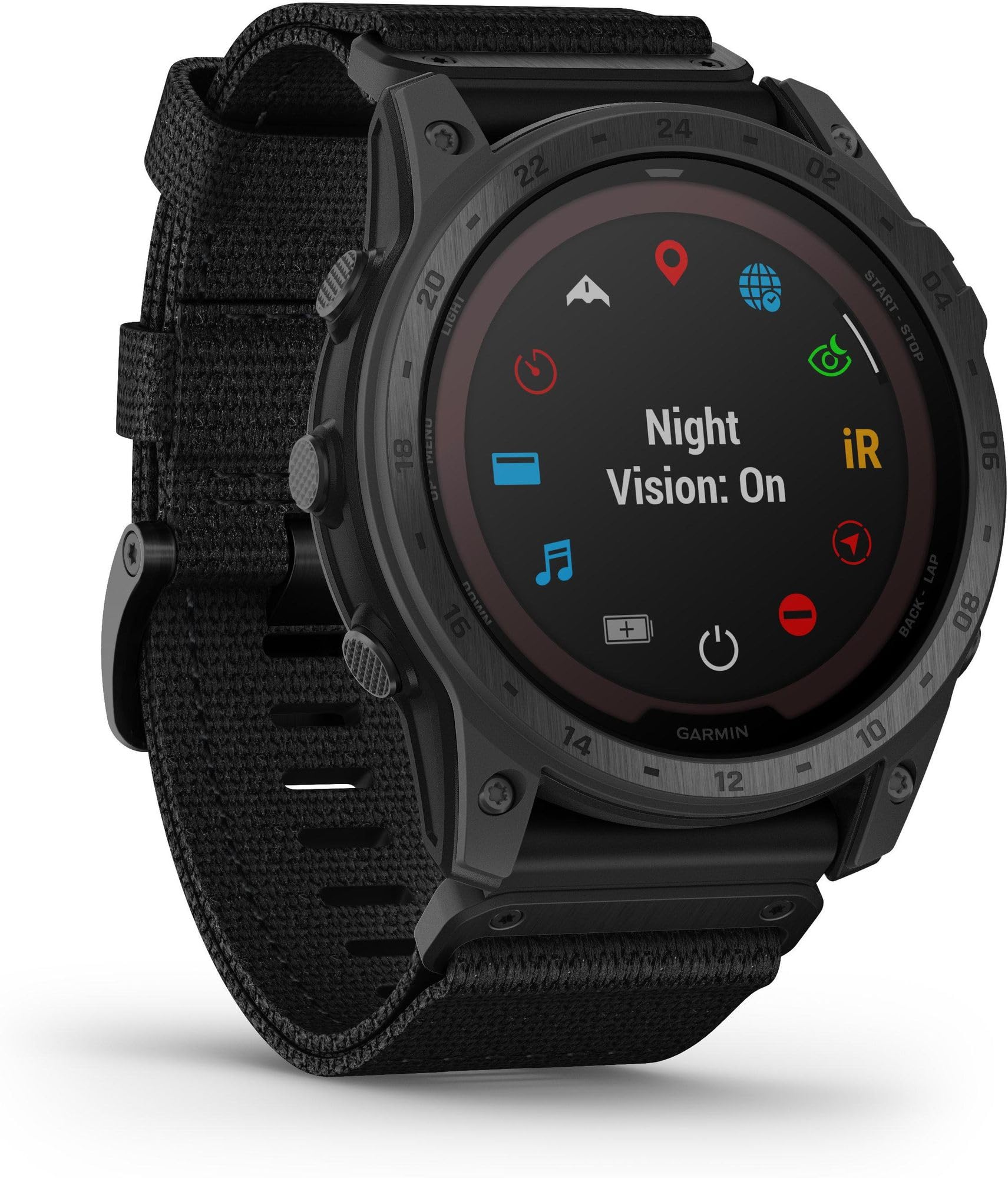 Garmin - 010-02704-11 - tactix 7 - Profi-Edition - Taktische Premium-GPS-Smartwatch mit Nylonarmband - Solar