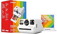 Polaroid Go Generation 2 Mini Instant Camera + 16 Film Photos Bundle - White, Portable Instant Film Shooter