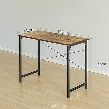 送料無料！！木製デスク　PCデスク　勉強デスク　机　勉強机　100×40cm Amazon.co.jp: 勉強机 大人 study table 仕事机 パソコンデスク