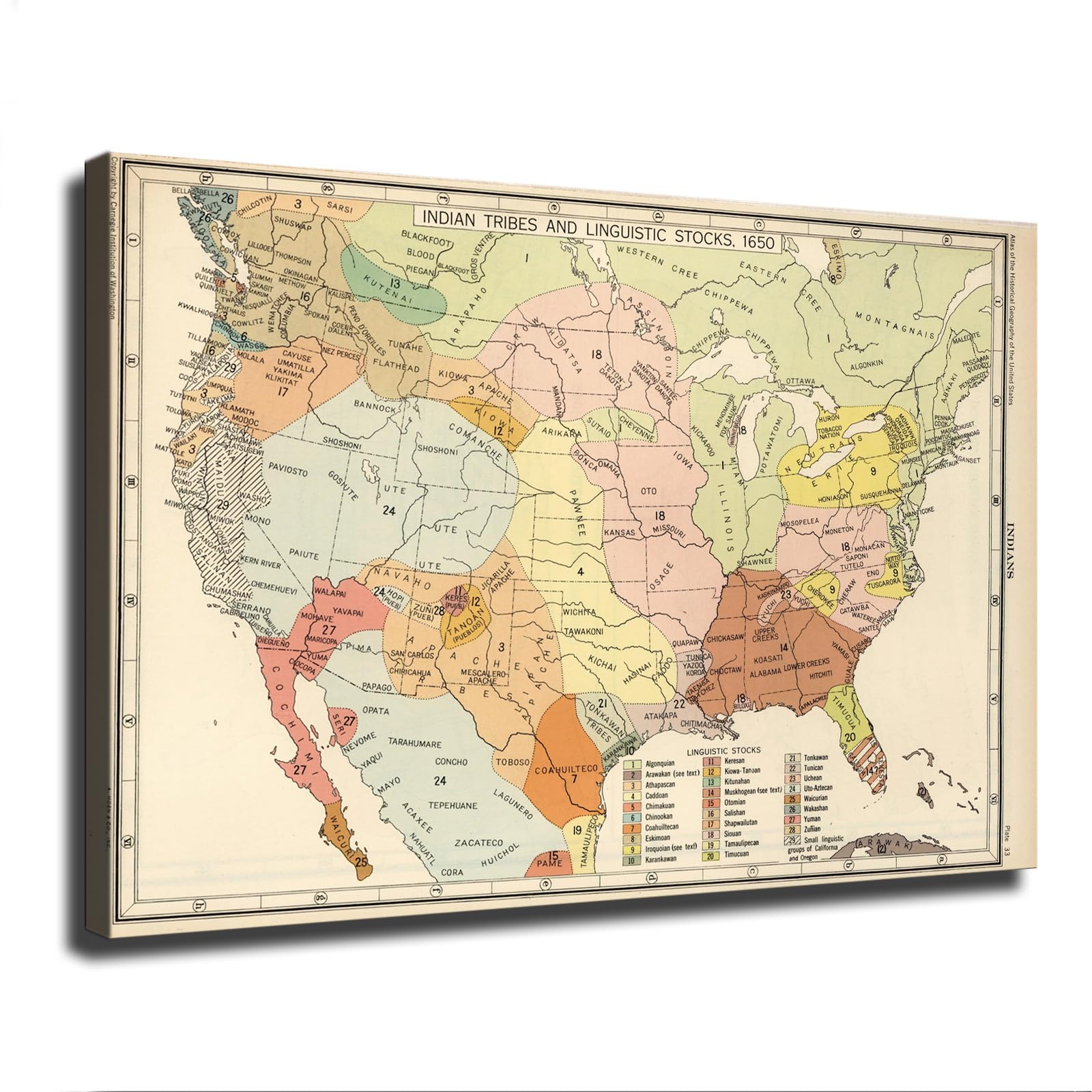 Native American Indian Tribes Map - 81zeXUQl1RL 