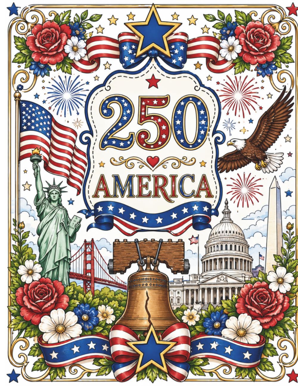 America's 250th Anniversary Celebration: Celebrate, Color, Remember