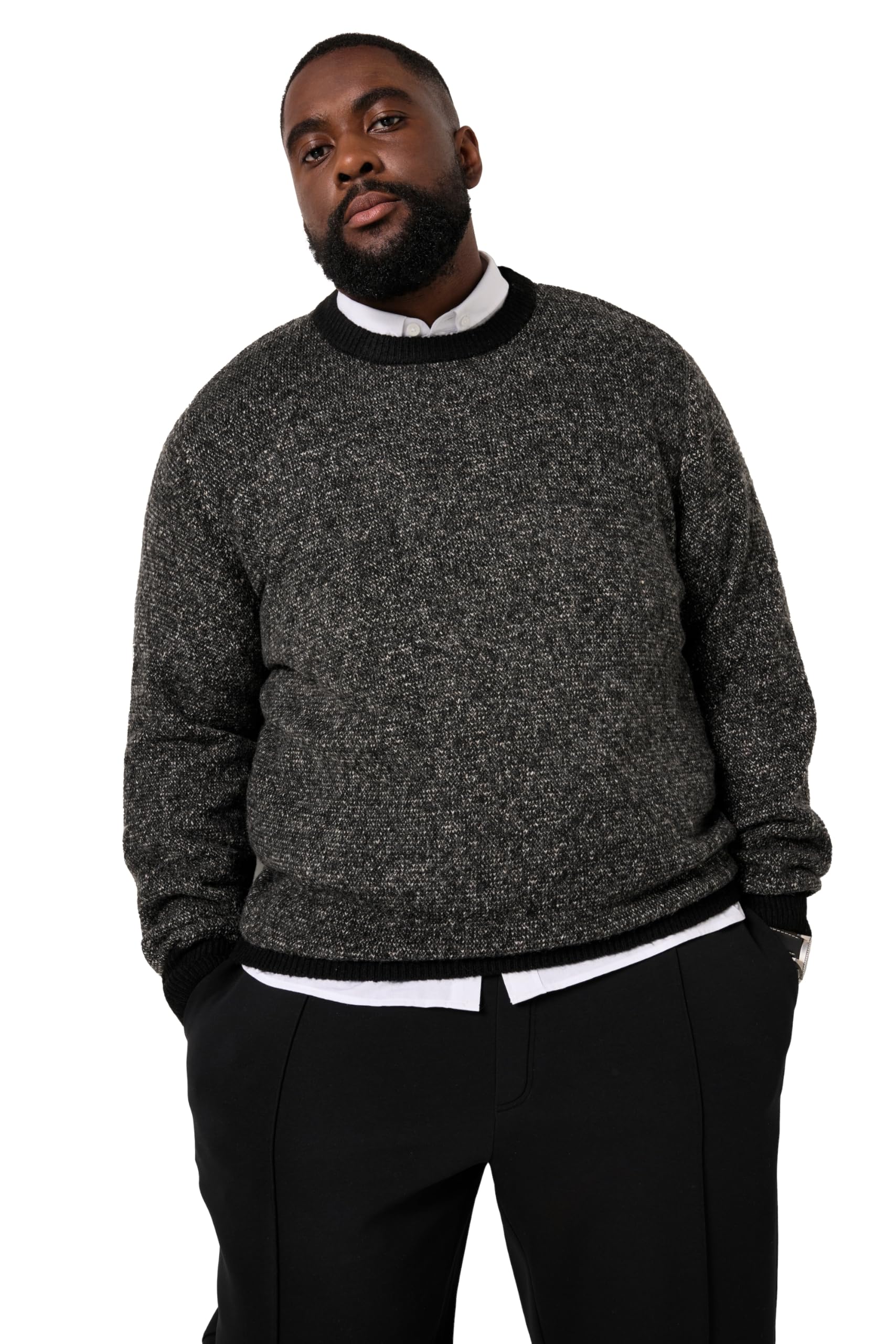 STHUGE Pullover, Two-Tone Strick 842231