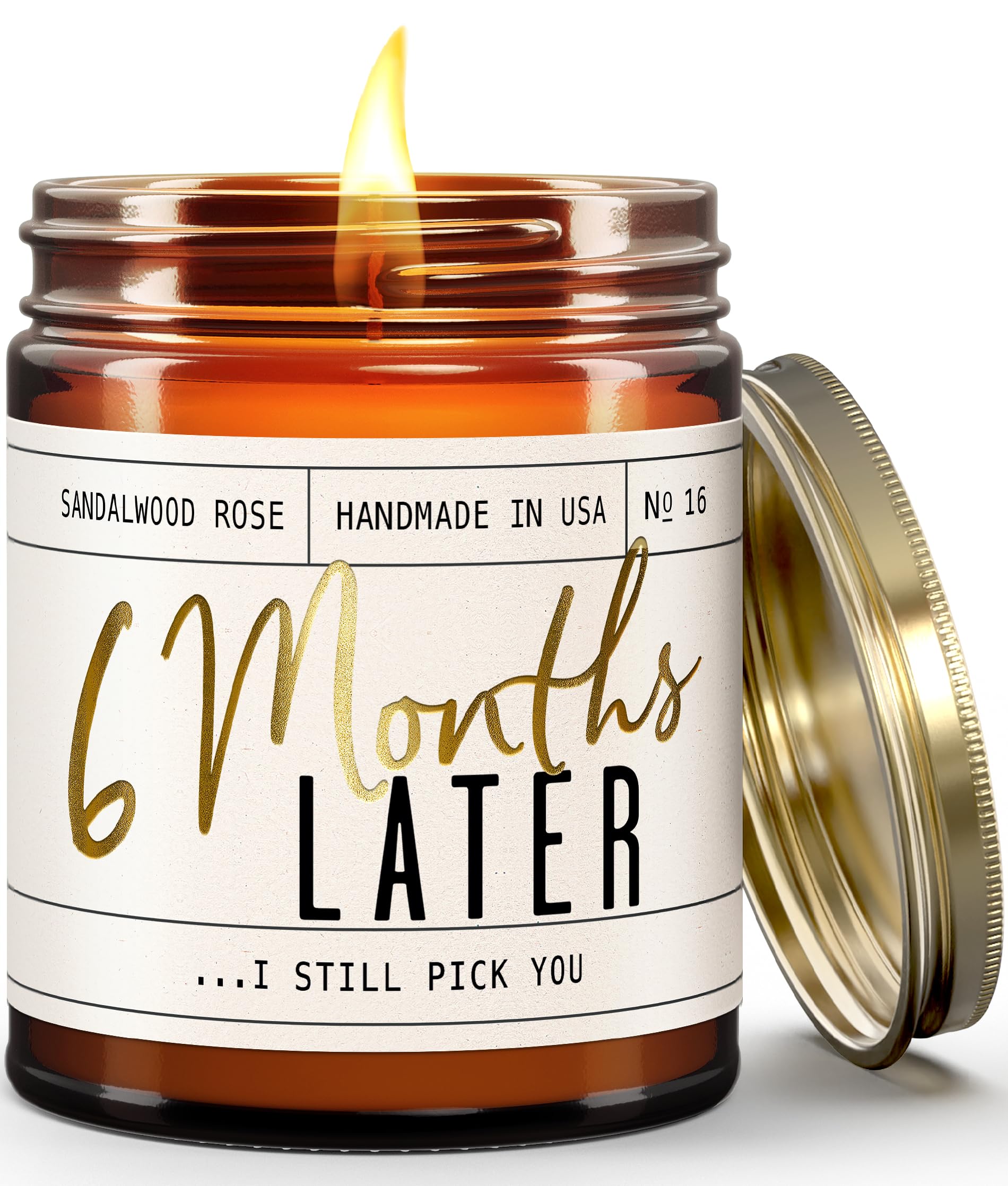 6 Months Later Candle