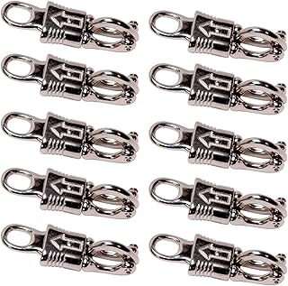 CHALLENGER LOT of (10) 3-7/8â€ Iron Panic Snap for Paracord Fixed-Eye 1/2