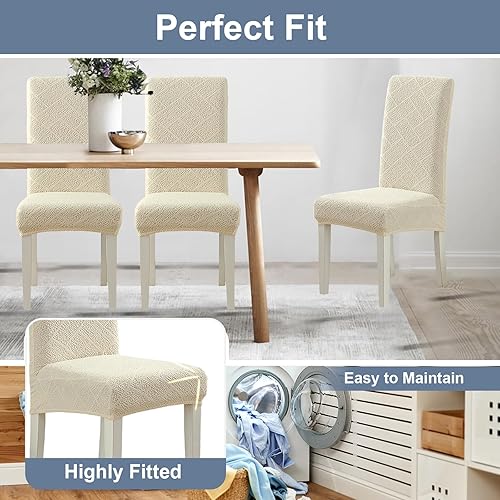 Vista 37 de Eco-Ancheng Funda para silla de comedor, funda extraíble para protección de banco, asiento y silla, sala de estar y cocina A1
