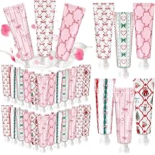 12 Pcs Pink Bow Hand Cream Gifts Bulk for Women Coquette Party Favors Pink Bow Mini Hand Lotion Travel Size Moisturizer Cream for Dry Cracked Hands Coquette Party Favors for Coworker